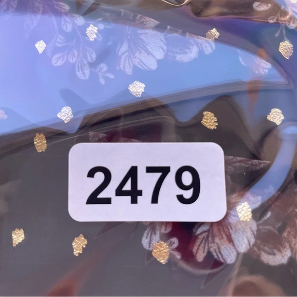 Lulus Adanna Black Floral Print Wrap Maxi Dress 22479 - Picture 11 of 11